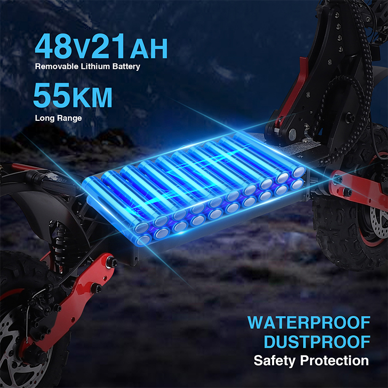 HKFREBOY, H6, Dual-motor electric scooter