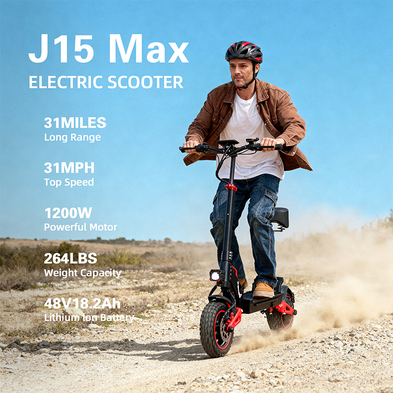 HKFREBOY, J-15MAX, Single-motor electric scooter