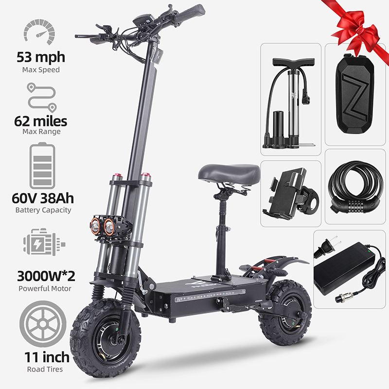 HKFREBOY, J-30MAX, Dual-motor electric scooter